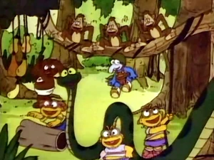 Scooter, inexplicably doubled on Muppet Babies.