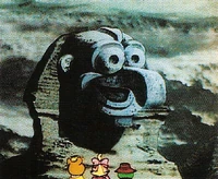 A Gonzo Sphinx in the Muppet Babies episode "Raiders of the Lost Muppet"