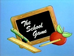 The School Game title card