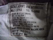 Label inside front pocket]]