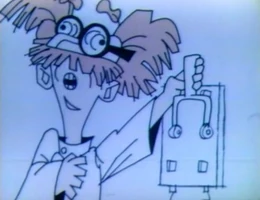 Madscientist-stang.jpg (23 KB) Letter H InventorSesame Street (First: Episode 0284)