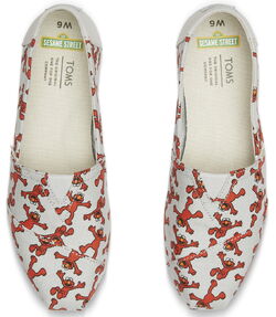 Elmo shoes toms discount