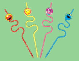 1st birthday krazy straws