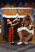 Uwe and Samson play circus