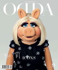 Miss Piggy on a 2015 ODDA Magazine cover
