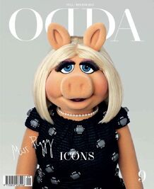 Miss Piggy on the cover of ODDA Magazine (UK) (2015)