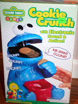 Cookie Monster Count' n Crunch , a great new toy for Christmas , watch him  eat cookies.. 