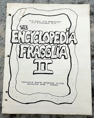 Cover page for the Encyclopedia Fragglia's second edition.
