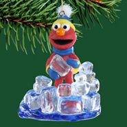 2004 "Elmo Loves Snow" Elmo building an ice fort