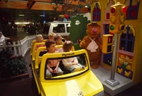 Fozzie Bear, asking why the chicken crosses the road