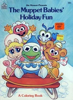 The Muppet Babies' Holiday Fun Happy House Books 1986 Art by Guy Gilchrist
