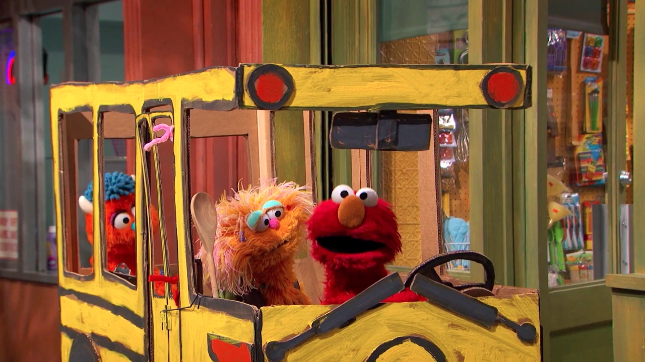 sesame street bus toy