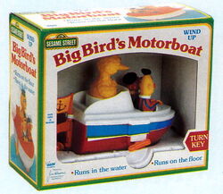 Big Bird's Motorboat