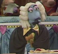 Marvin Suggs plays the judge in the Alice in Wonderland-inspired trial, as seen in The Muppet Show episode 506