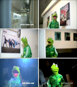 Rare! Vintage Kermit Tracktop Adidas It S Not Easy Bein