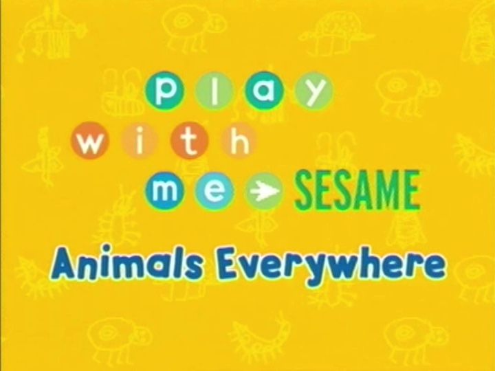 Play With Me Sesame - Animals Everywhere DVDs and Blu-rays