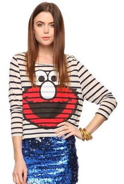 Elmo sweatshirt forever sales 21