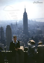 Jim EmpireStateBldg.jpg (217 KB) A 1955 photograph of Jim Henson with a view of New York City; sourced from a Red Book entry