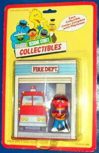 Ernie as a fire fighter