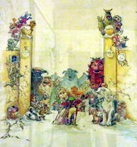 Epic-frith.jpg (1.93 MB) Compilation of characters from multiple Henson productions, including The Muppet Christmas Carol, Muppet Babies, The Muppet Show, The Land of Gortch, Labyrinth, Mother Goose Stories, Fraggle Rock, Dog City, The StoryTeller and The Secret Life of Toys