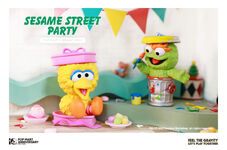 Pop Mart party wide big bird oscar