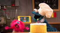 Cookie Monster's Foodie Truck: Making Birthday Cake (Eggs)