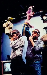 On the set of Sesame Street News Flash: The Tortoise and the Hare's Rematch