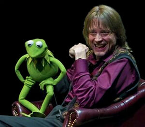 Steve Whitmire and Kermit at an appearance at .