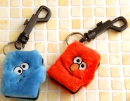 Cookie Monster and Elmo plush notebook 1999