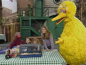 Telly waits in anticipation as  is about to give birth.