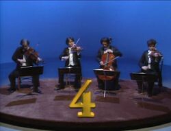 The Count counts the Tokyo String Quartet (First: Episode 3266)