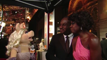 At the BAFTA Awards with Miss Piggy in 2012.