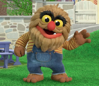 Neighbor monster Sweetums' first appearance in 2019