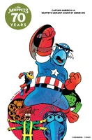 Captain America #4 by Annie Wu (spoof of Captain America #111)