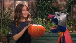 Parker with Super Grover.