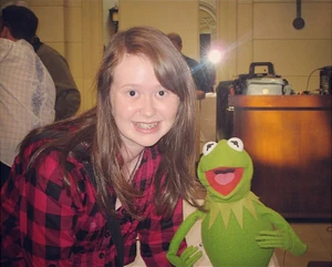 The Magazine writer Angela McLean and Kermit