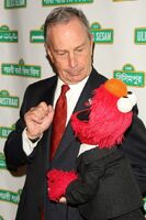 Michael Bloomberg with Elmo