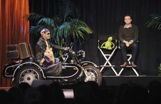 August 20, 2011Jason Segel, Kermit the Frog, and Miss Piggy at the D23 Expo