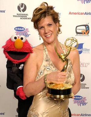 Karen Ialacci with  and her 2006 Daytime Emmy Award