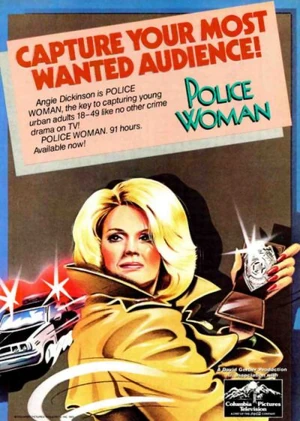 Trade ad for Police Woman in syndication