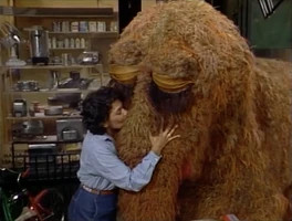 Sonia Manzano (Maria) & Mr. SnuffleupagusSesame Street Episode 2097