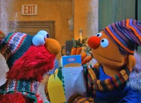 Episode 5106 Ernie leaving Hooper's Store in scene 1