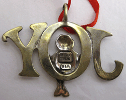 Back of Joy decoration