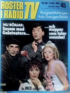 Rosteriradiotv-issue45-1981.jpg (311 KB) The cast of Svenska Sesam on the front cover. "Now begins: Sesam with Galateatern (the Gala theater) and Muppets that speaks Swedish"