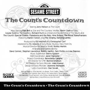 The Count's Countdown 1997 CD booklet credits