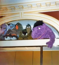 Townhouse window Muppet monsters.jpg (76 KB) on display in the Henson Townhouse
