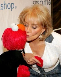 Barbara Walters & Elmo2005 Sesame Gala