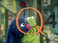 Kermit draws a Q (First: Episode 0493)