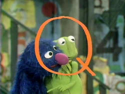 Kermit draws a Q (First: Episode 0493)