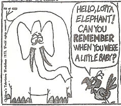 Lotta ElephantCliff Roberts' Sesame Street comic strip